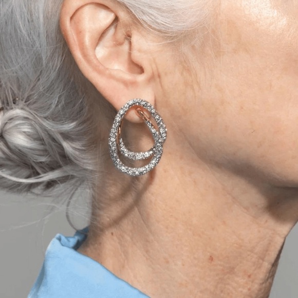 Alexis Bittar Solanales Crystal Spiral Post Earring - Picture 4 of 9